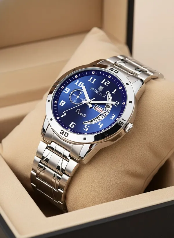 Blue_1187Sm_Stainless_Steel_Dial_Casual_Analog_Watch_For_Men