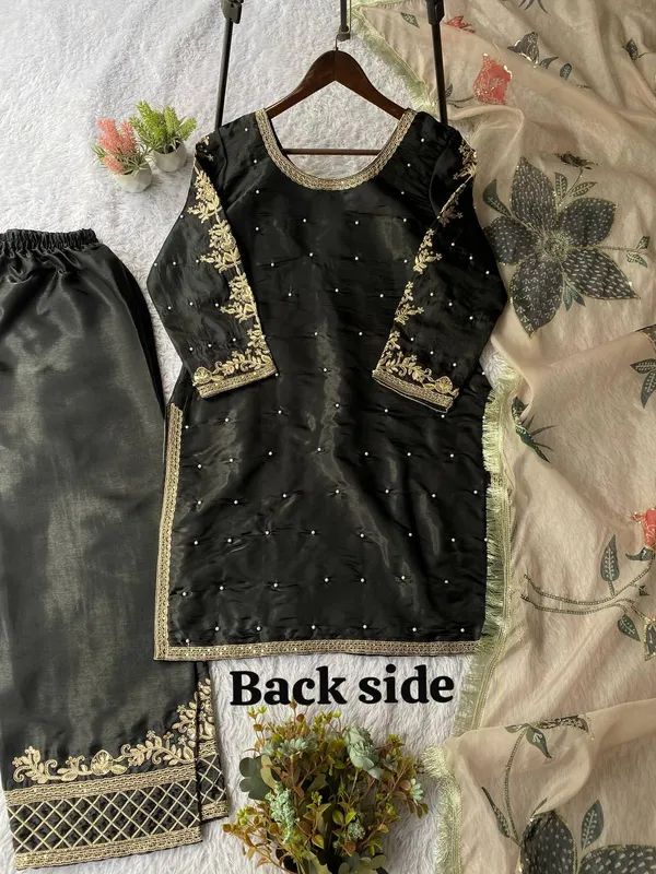 Black_Premium_Embroidered_Organza_Suit_Set_For_Women