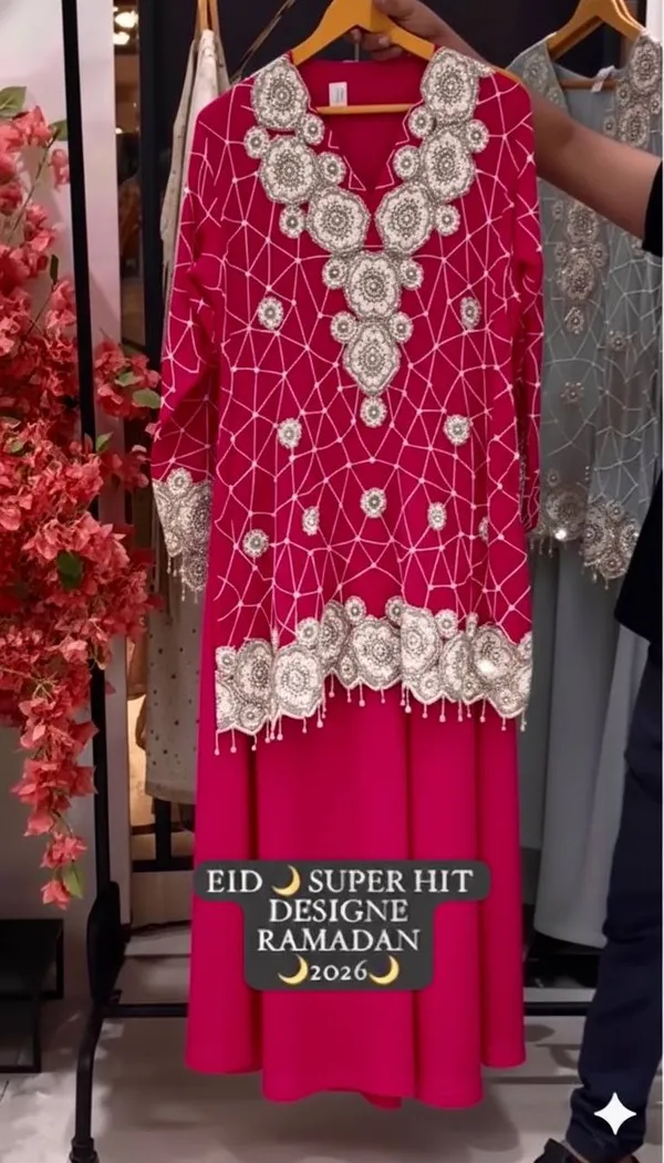 Magenta_Premium_Embroidered_Silk_Blend_Salwar_Suit_Set_For_Women