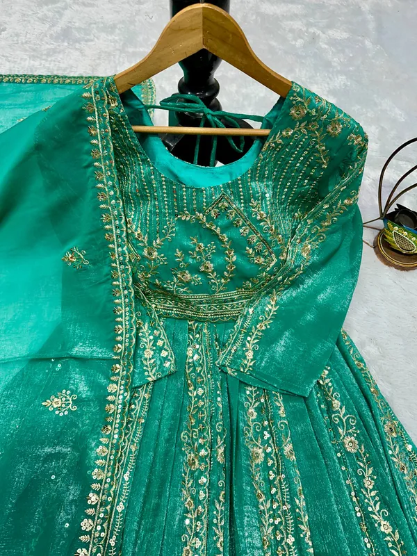 Green_Premium_Embroidered_Georgette_Anarkali_Suit_For_Women