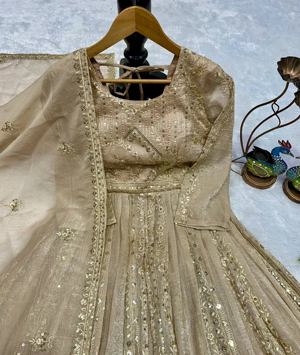 Beige_Premium_Embroidered_Net/Georgette_Anarkali_Gown_For_Women