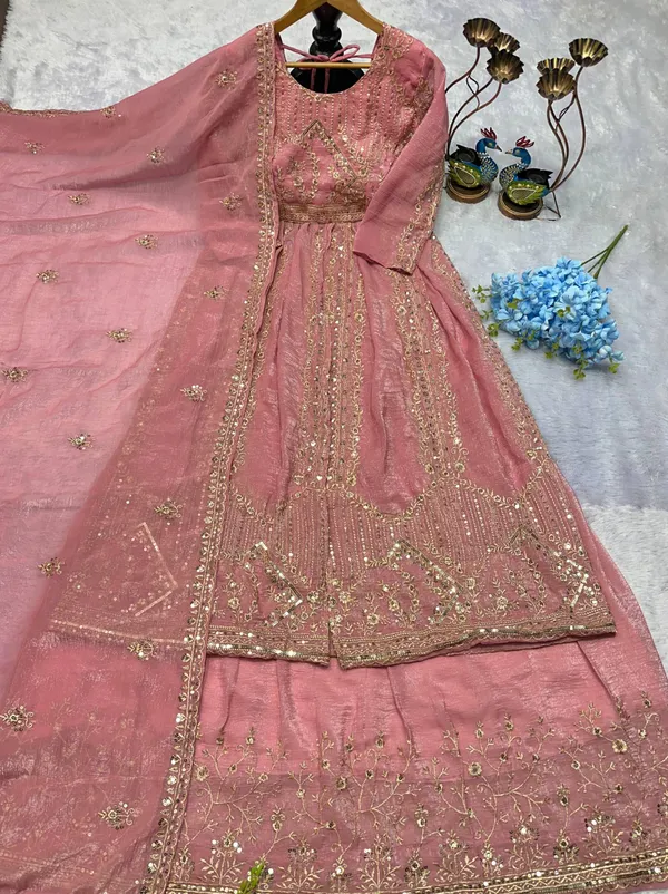 Pink_Premium_Embroidered_Silk_Blend_Anarkali_Suit_For_Women