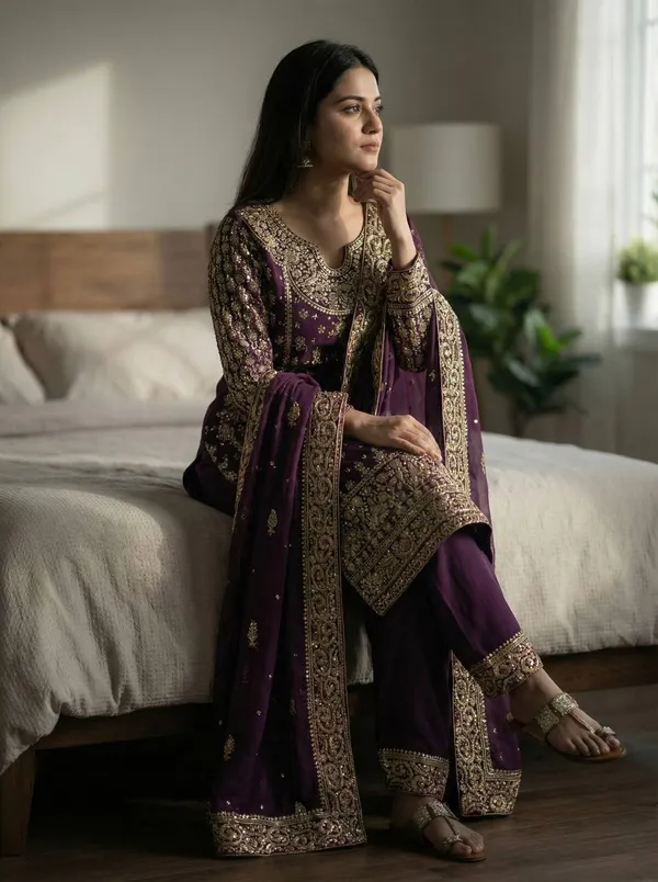 Purple_Premium_Embroidered_Georgette_Salwar_Suit_Set_For_Women