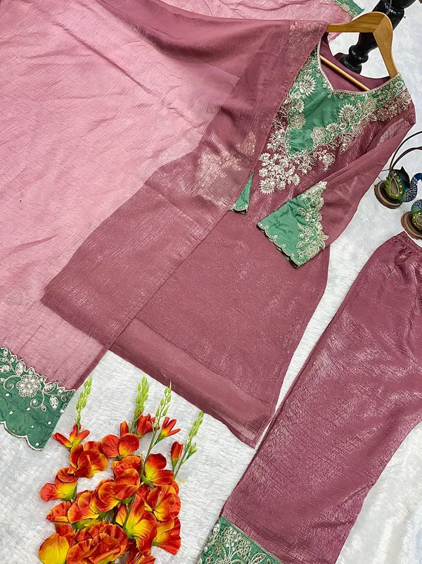 Pink_Premium_Embroidered_Chanderi_Silk_Palazzo_Suit_For_Women