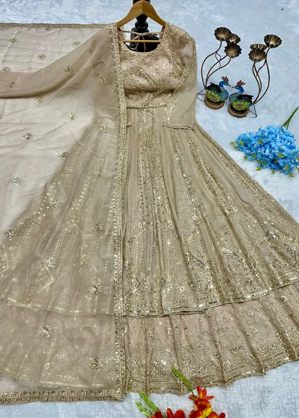 Beige_Premium_Embroidered_Net/Georgette_Anarkali_Gown_For_Women