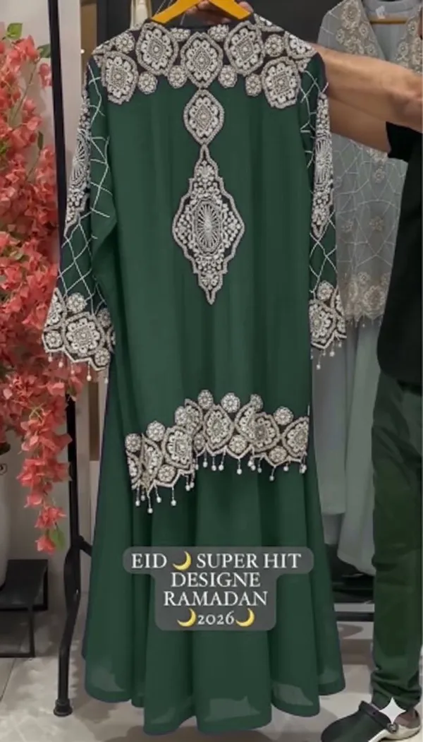 Green_Premium_Embroidered_Georgette_Ethnic_Dress_For_Women