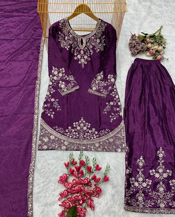 Purple_Premium_Embroidered_Georgette_Palazzo_Suit_For_Women