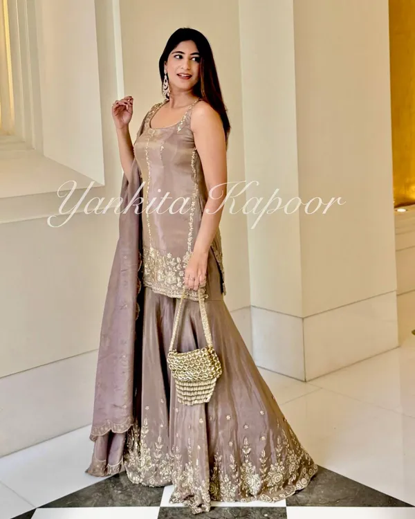 Pink_Premium_Embroidered_Georgette_Sharara_Suit_Set_For_Women
