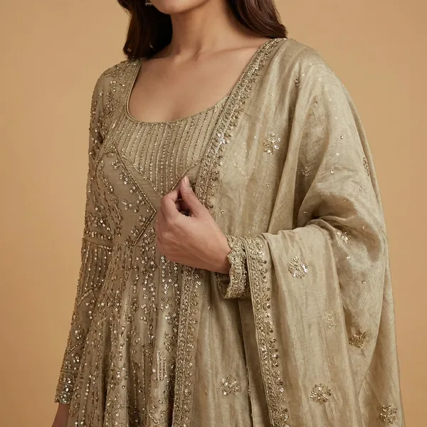 Beige_Premium_Embroidered_Net/Georgette_Anarkali_Gown_For_Women