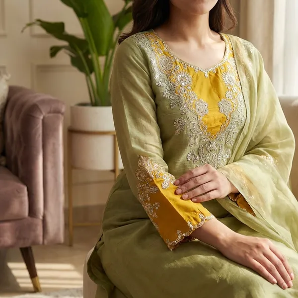 Sage_Green_Premium_Embroidered_Cotton_Blend_Salwar_Suit_Set_For_Women