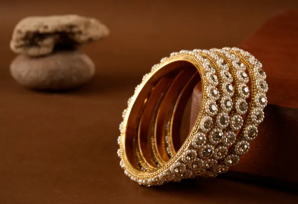 Golden_Alloy_With_Crystal_Designer_Bangles_For_Women_Set_Of_4
