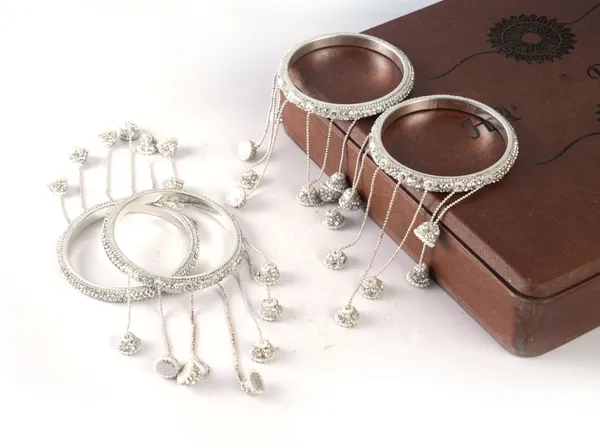 Silver_Alloy_With_Silver_Crystal_Bangles_For_Women_Set_Of_4