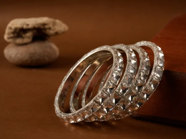 White_Alloy_With_Silver_Plated_Crystal_Bangles_For_Women_Set_Of_4