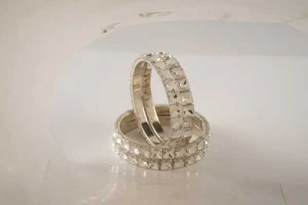 White_Alloy_With_Silver_Plated_Crystal_Bangles_For_Women_Set_Of_4
