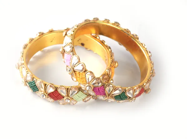 Multicolor_Alloy_With_Kundan_And_Enamel_Meenakari_Bangles_For_Women_Set_Of_2