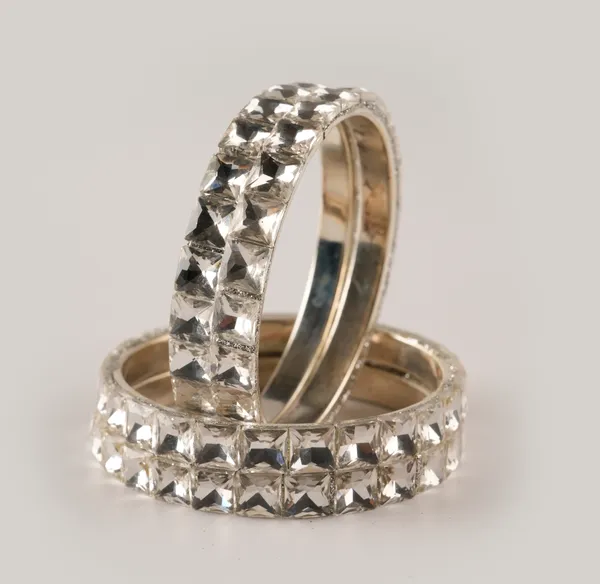 White_Alloy_With_Silver_Plated_Crystal_Bangles_For_Women_Set_Of_4