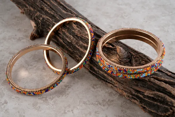 Multicolor_Alloy_With_Beaded_Bangles_For_Women_Set_Of_4