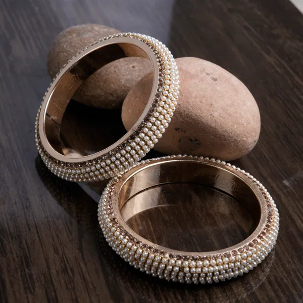 White_Alloy_With_Pearl_Row_Bangles_For_Women_Set_Of_2