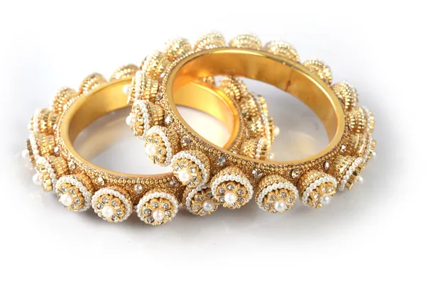Golden_Alloy_With_Pearl_Studded_Bangles_For_Women_Set_Of_2