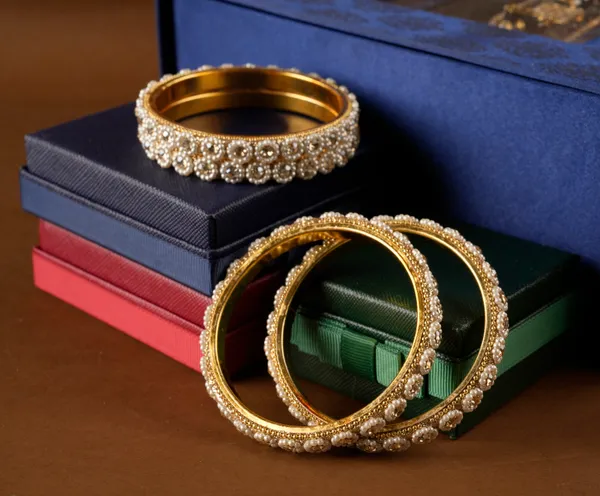 Golden_Alloy_With_Crystal_Designer_Bangles_For_Women_Set_Of_4