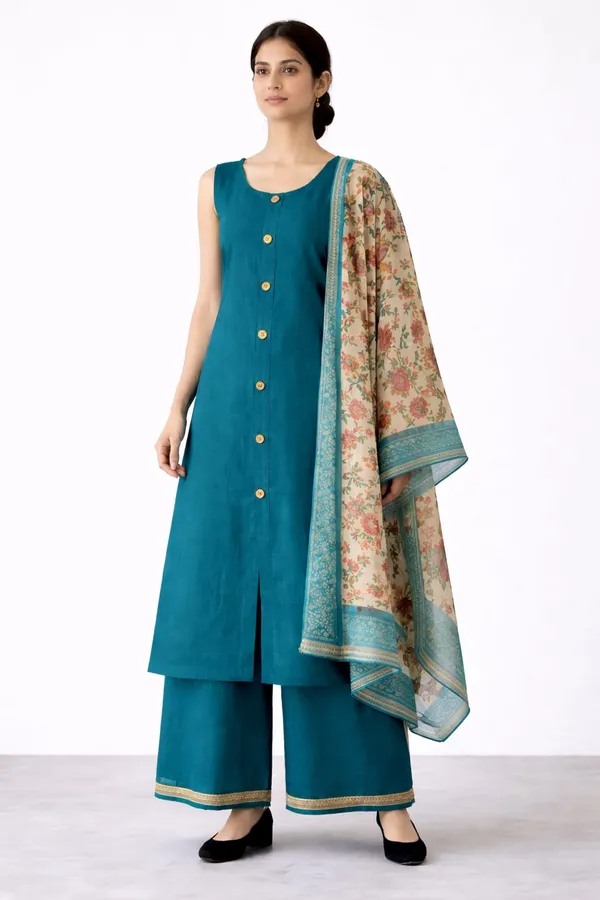 Fashveda_Teal_Flora_Grace_Suit_Set