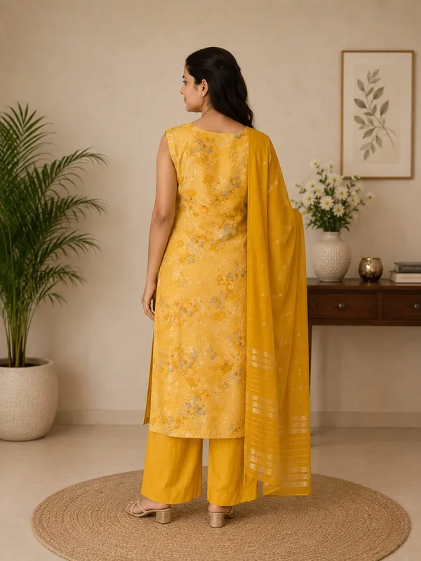 Golden_Sunshine_Floral_Kurta_Palazzo_Set_with_Dupatta