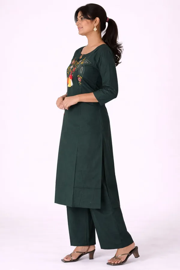 Fashveda_Emerald_Bloom_Tassel_Embroidery_Co-ord_Set