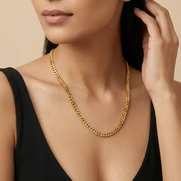 Elegant_Gold_Tone_Chain_Necklace