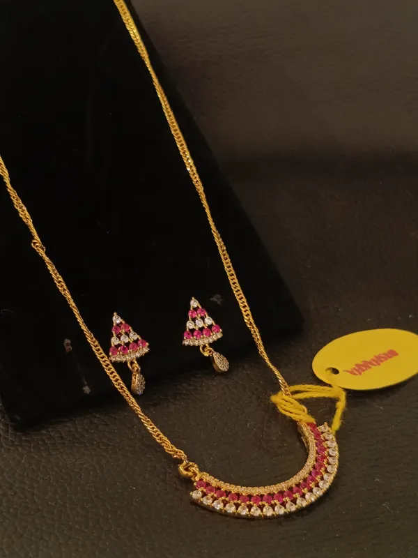 Traditional_Gold_Plated_Ruby_And_White_Stone_Necklace_Set_With_Matching_Earrings