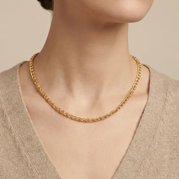 Elegant_Gold_Toned_Rope_Chain_Necklace