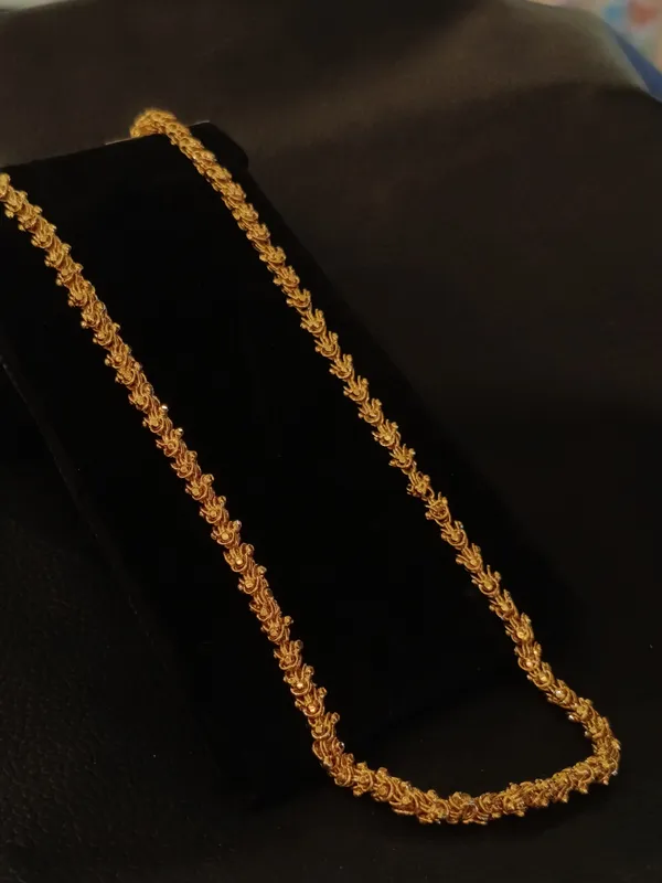 Gold_Toned_Rope_Chain_Necklace_For_Women