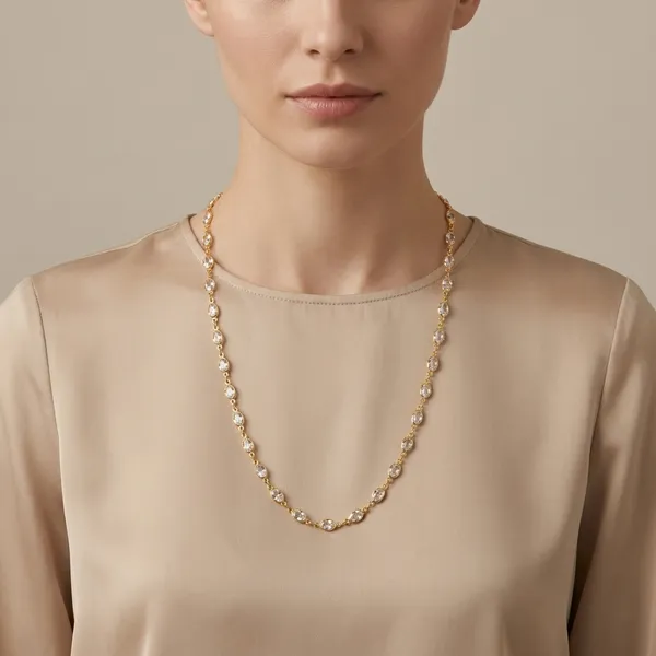 Elegant_Gold_Toned_Chain_Necklace_With_Crystal_Stones