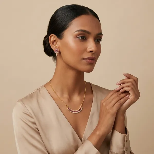 Traditional_Gold_Plated_Ruby_And_White_Stone_Necklace_Set_With_Matching_Earrings
