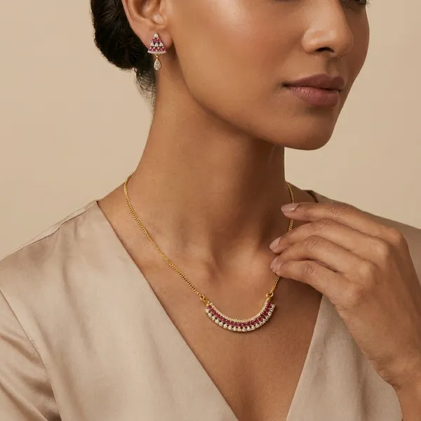 Traditional_Gold_Plated_Ruby_And_White_Stone_Necklace_Set_With_Matching_Earrings