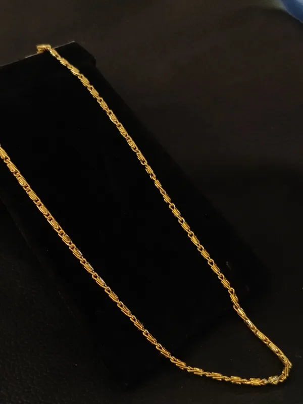 Elegant_Gold_Tone_Rope_Chain_Necklace