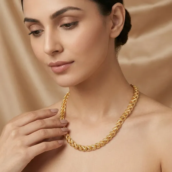 Elegant_Gold_Toned_Rope_Chain_Necklace