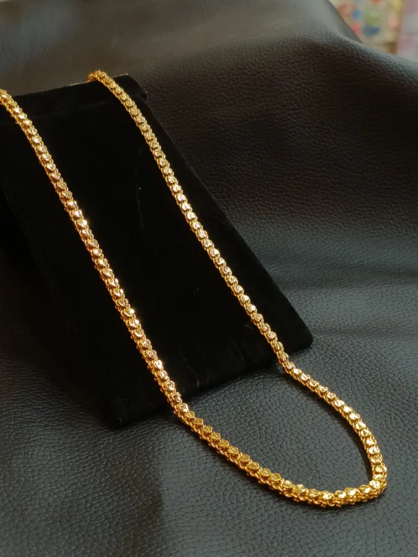 Elegant_Gold_Tone_Rope_Chain_Necklace_For_Women