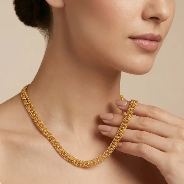 Elegant_Gold_Toned_Chain_Necklace