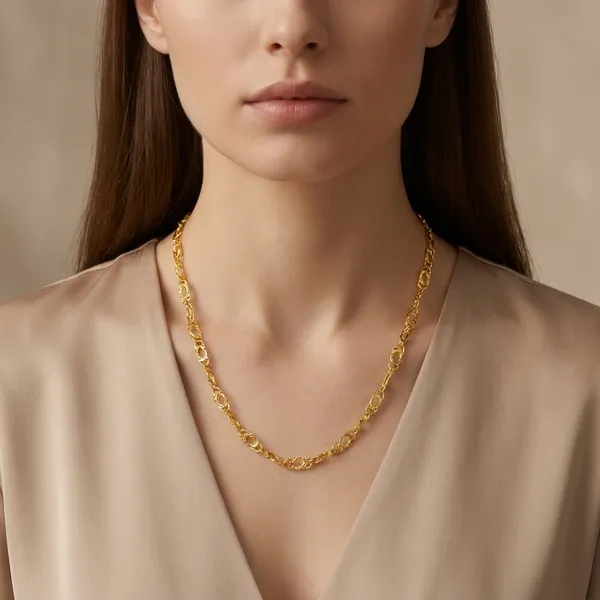 Gold_Plated_Chain_Necklace_For_Women