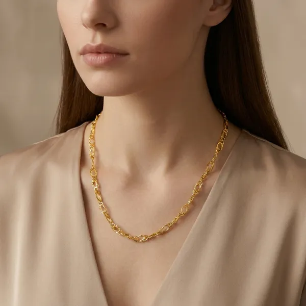 Gold_Plated_Chain_Necklace_For_Women