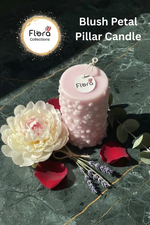 Blush_Petal_Pillar_Candle_Handcrafted_Floral_Texture_Candle_With_Rescue_Rise_Fragrance_White_Purple_Yellow