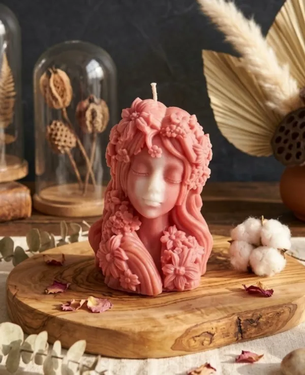 Goddess_Candle_�_Handcrafted_Artistic_Soy_Wax_Sculpture_By_Flora_Collections