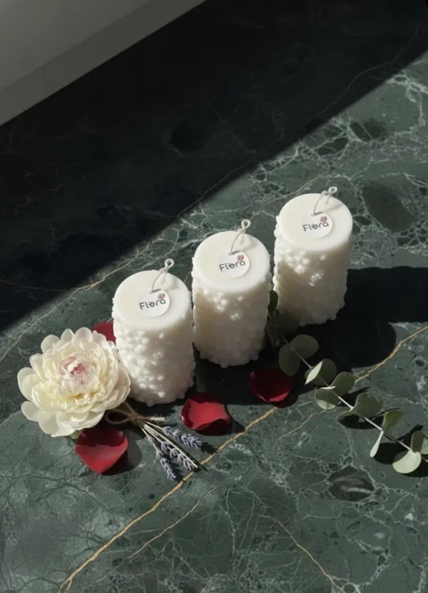 Blush_Petal_Pillar_Candle_Handcrafted_Floral_Texture_Candle_With_Rescue_Rise_Fragrance_White_Yellow