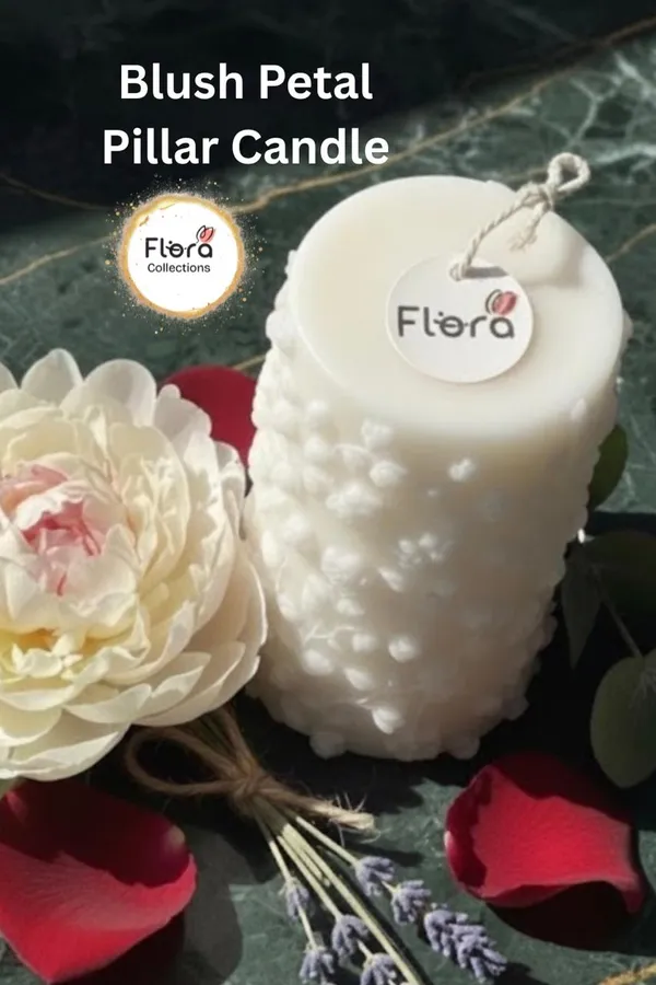 Blush_Petal_Pillar_Candle_Handcrafted_Floral_Texture_Candle_With_Rescue_Rise_Fragrance_White