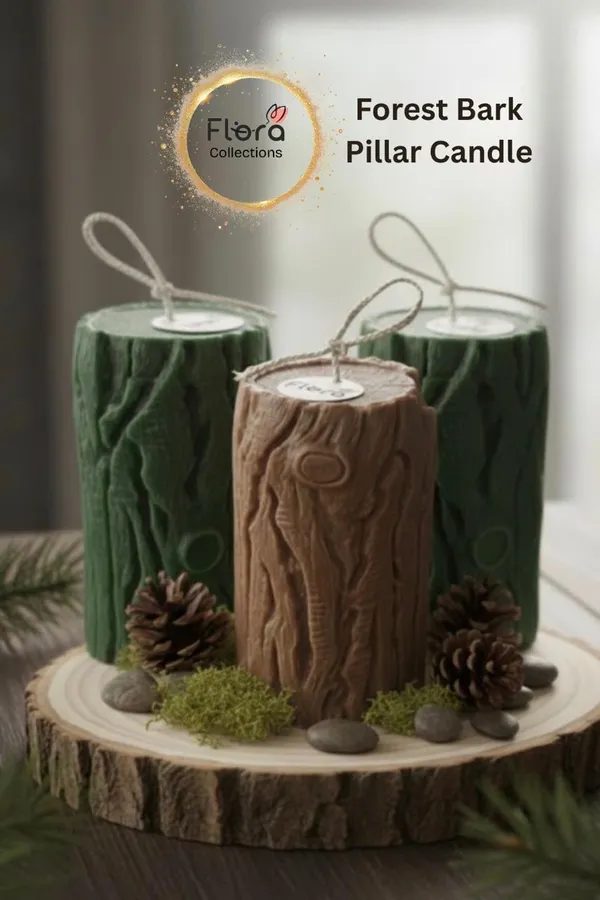 Forest_Bark_Pillar_Candle_Nature_Inspired_Tree_Bark_Candle_With_Forest_Delight_Fragrance_Green