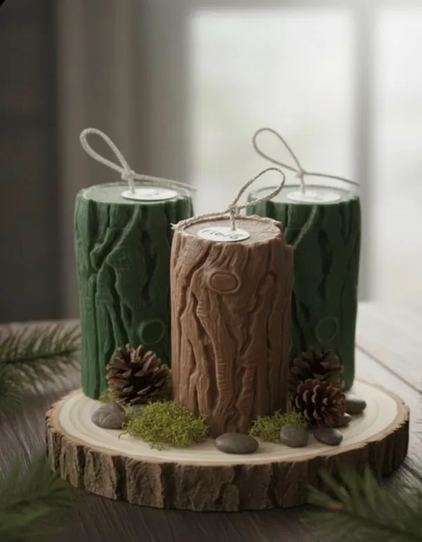 Forest_Bark_Pillar_Candle_Nature_Inspired_Tree_Bark_Candle_With_Forest_Delight_Fragrance_Brown_Green
