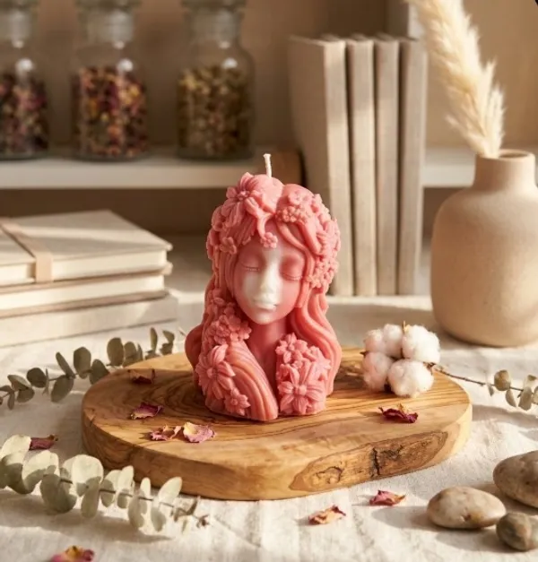 Goddess_Candle_�_Handcrafted_Artistic_Soy_Wax_Sculpture_By_Flora_Collections