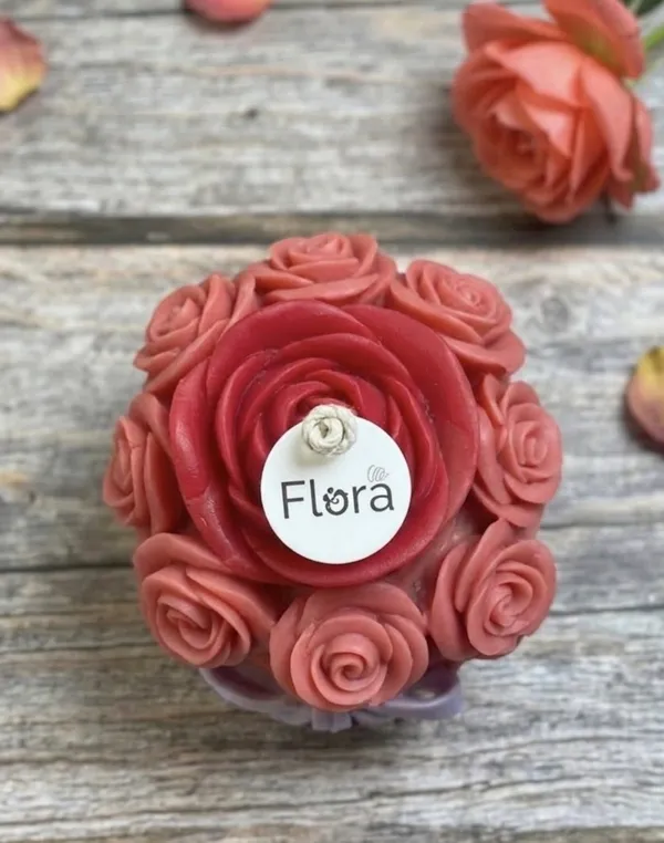 Ros�_Bloom_Cupcake_Candle_�_Precision_Handcrafted_Floral_Layers_By_Flora_Collections