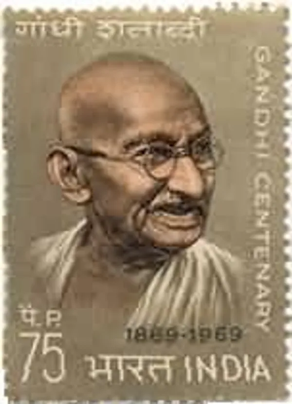 India_-_Mahatma_Gandhi_-_Birth_Centenary_Personality,_Freedom_Fighter,_Non_Violence,_Salt_Satyagraha,_Indian_National_Congress,_75_P_-_MNH_Stamp_-_Pack_of_3