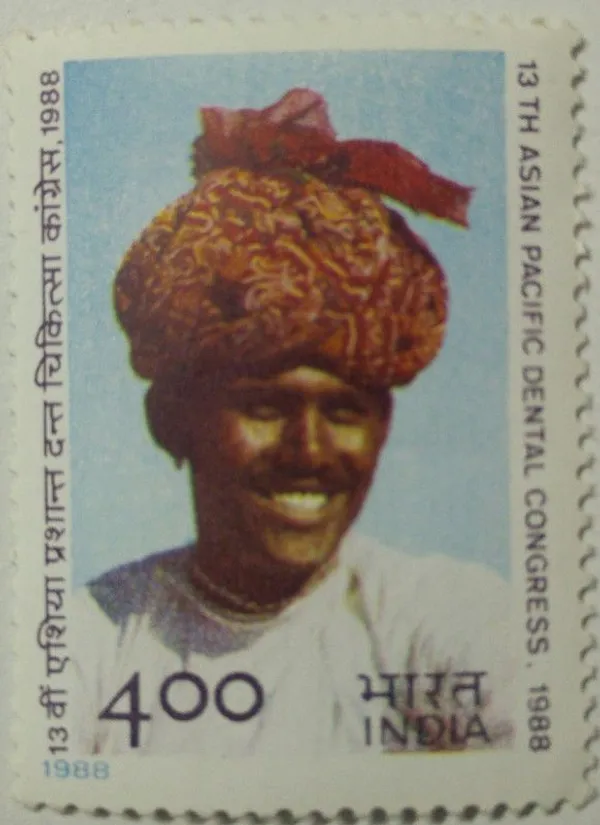 India_-_1988_-_13th_Asian_Pacific_Dental_Congress_(MNH_Stamp)